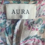 Aura NWT  Boho Floral Tassel Mini Dress Photo 6
