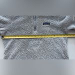 Patagonia  Los Gatos Fleece 1/4 Zip jacket long sleeve M light grey Photo 5