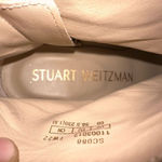 Stuart Weitzman  Gradiner Block Heel Pointed Toe Suede Boots Photo 7