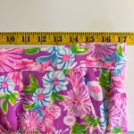 Lilly Pulitzer  Womens Buttercup Knit Floral Shorts Size 8 Preppy Resortwear Photo 2