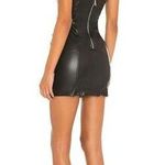 superdown  Lily Ruched Mini Dress in Black Medium Photo 1