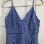 ASTR  The Label Women Size Medium Dress Lace  Periwinkle Spaghetti Strap midi Photo 3