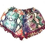 Ocean Drive Tassel Geometric Athletic Leisure Pom Pom Shorts Size Small … Photo 0