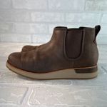 Merrell  Womens Roam Chelsa Boots 7 Brown Leather Wedge Hiking Gorpcore Outdoor‎ Photo 3