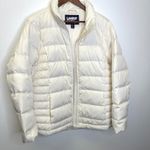 Lands' End Lands' End Down Winter Puffer Jacket Ivory Size XL Photo 4