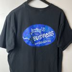 Fruit of the Loom Jazzing Up Your Business T Shirt Vintage 90s Black Large L Graphic Tee Solid Photo 8