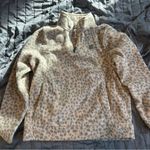 Billabong  Adventure Division Leopard Cheetah Fleece Quarter Zip Jacket Photo 1