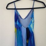 Pretty Little Thing Blue and Purple Pleated Dress Beach Cover up NWOT Photo 2