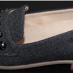 Dr. Scholls Women's Faxon Studded Slip On Loafers Charcoal Gray Flats Size 7.5 Photo 5