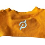 Peloton Women’s M Cadet Rib High Neck Cutout Sports Bra Bright Orange Athletic Photo 7