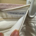 AGOLDE  Sophie Crop‎ Skinny Denim Jeans in White Shoreline Destruct Size 27 Photo 3