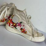Converse X PatBo Floral High Top Sneakers Sz 5 Lace Up Embroidered Photo 10