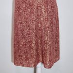 BCBGMAXAZRIA Red and Gold Dress with Sash SIze Small Wedding Guest Dress Photo 3