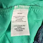 JS Collections  Celeste Knee Length Dress Women's 4 Blue Green Embroidered NWT Photo 7