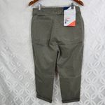 Sunday Revolve Le Soleil Pant Contrast Stripe Frayed Hem in Cactus Size 28 NWT Green Photo 9