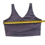 Womens Longline Cross Back Crop Top Sports Bra XL Workout Yoga Pilates Gym Purple Photo 4