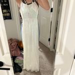 Lucy in the Sky White Sequin Dress Photo 2