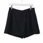 Vince High Waist Black Wrap Pleated Skort sz 10 Photo 4