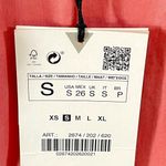 ZARA  Fillsens Slip Dress in Pink Peach Pearlescent 
NWT V Back Blogger Fav Small Photo 12