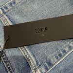 NWT Edwin Anthropologie Marli Ankle Wide Leg High Waist Mom Jean Sz 31 Blue Photo 5