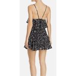 LA MAISON TALULAH Anthropologie BLACK FLORAL LAYERED MINI DRESS Size Medium Photo 1