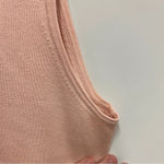 Pineapple Moon Vintage 100% silk pale pink knit tank size XL Photo 3