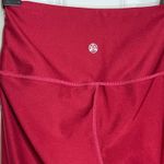 Tesla Red High Waisted Leggings Athletic Workout Pants Women's XS Photo 3