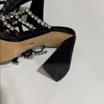ZARA Black Rhinestone Embellished Women's Sandals NWOT Photo 2