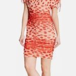 Vertigo Paris Vertigo Polka Dot Mesh Smocked Dress V-Neck Sleeveless Red Stretch Size Medium Photo 11