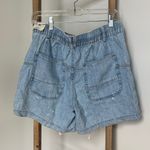 We The Free  Denim Shorts with bleach Accents stretch waist band Photo 1