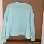 Crown & Ivy Cabana  French Terry Sweatshirt light blue size 2X‎ Photo 2