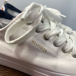 Tommy Hilfiger  Women's Lace Up Round Toe Canvas Sneakers White Size 8M Photo 3