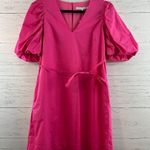 English Factory  NWT Hot Pink Puff Sleeve Dress Size S Photo 1