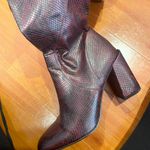 Franco Sarto Red Snake Gardenia Boots Photo 3