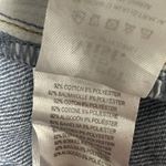 Tiger Mist Wide Leg High Waist Blue White Checkered 4 Pocket Denim Jeans Small Photo 10