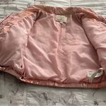 Ashley by 26 International pink reflective full zip cropped puffer coat, size S Photo 5