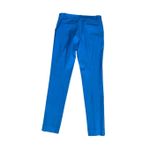Diane Von Furstenberg  Blue Gian Wool Blend Slim Skinny Trouser Pant Zip Ankles 6 Photo 2