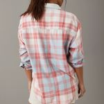 American Eagle  Outfitters Oversized Plaid Polo Shirt Photo 1