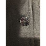 Kenneth Cole black‎ wool blend pea coat, women's size 16 heavy weight winter Black Photo 2