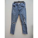 AGOLDE  Womens Jeans Riley High Rise Straight Crop in Whiplash Size 29 Distressed Photo 2