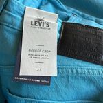 Levi's NWT  Made & Crafted BARREL WOMEN'S JEANS 27 AQUA BLUE Photo 5