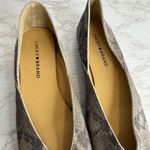 Lucky Brand Shoes Womens Size 9 M Gray Snake Print Flats Slip On Ballet Comfort Photo 10