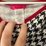 Houndstooth Black And White Alabama Crop Top Photo 2