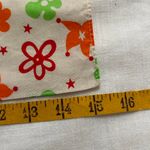 Retro pink and green floral print bandana 0628 Photo 1