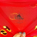 Disney Parks Authentic Womens Sz L Red Incredibles Print Short Sleeved Shirt Photo 2