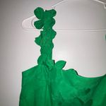 Antonio Melani NWT  Mini Dress Shift 4
Sleeveless Linen Blend Green with
Pockets Photo 1