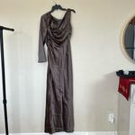 House Of CB House‎ of CB ‘CATIANA’ SMOKE ONE SLEEVE MAXI DRESS- L NWOT $285 Photo 4