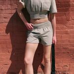 Free People Movement NWT  Challenger Set In Heather Grey   $128 MSRP New in free people poly bag  No refunds or cancellations Photo 2