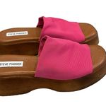 Steve Madden Slinky 30 Pink Chunky Platform Slides, Sz 10 Photo 5