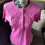 Ralph Lauren LAUREN  Pink T-Shirt Size Medium Photo 0